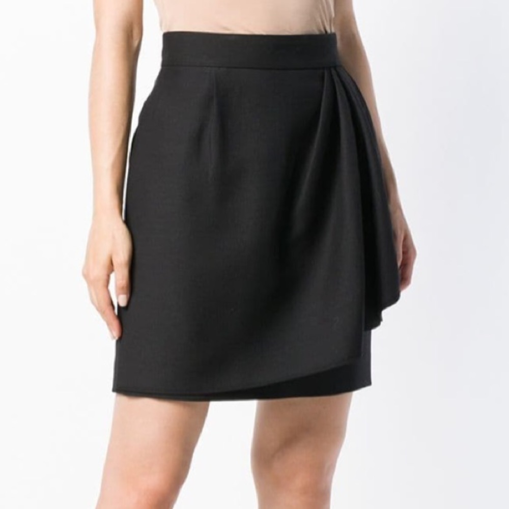 VALENTINO layer effect mini skirt